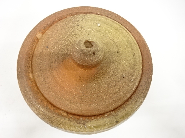  信楽焼　奥田英山造　水指